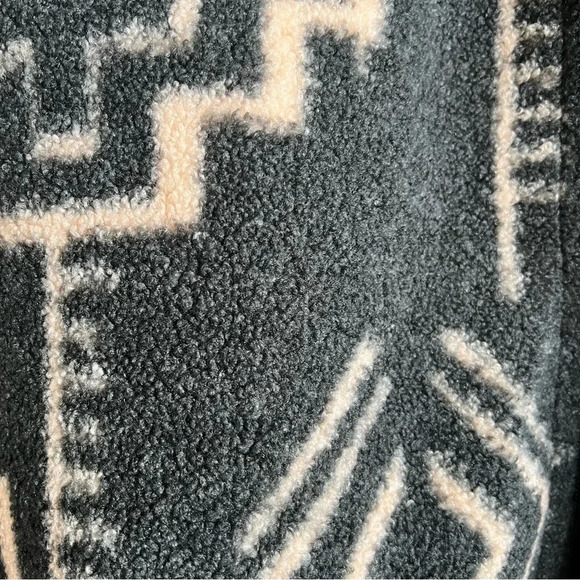 Susan Graver Weekend Printed Polar Fleece Bomber Jacket. Size Extra Large. - Picture 5 of 13